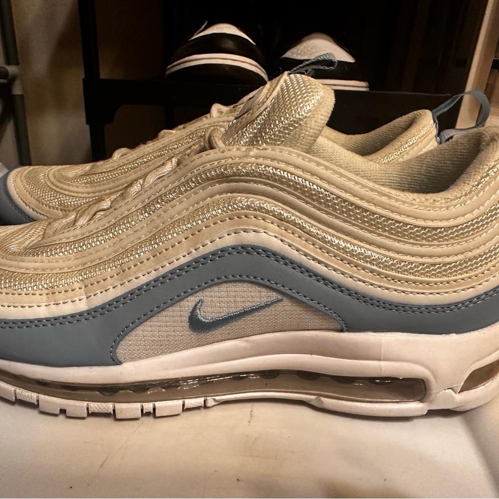 Nike Air Max 97 white and Blue Sneakers
